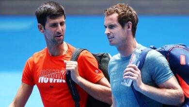 Andy Murray and Novak Djokovic