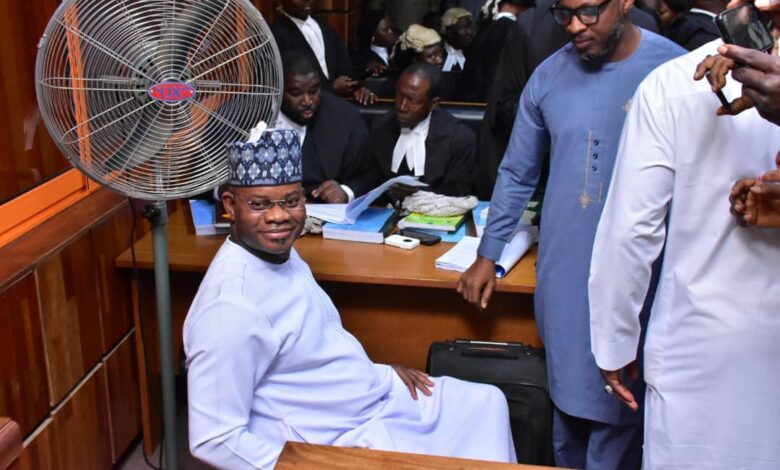 Yahaya Bello arraigned in court