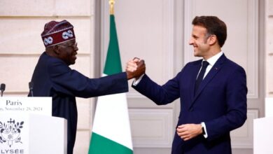 Tinubu and Macron in France